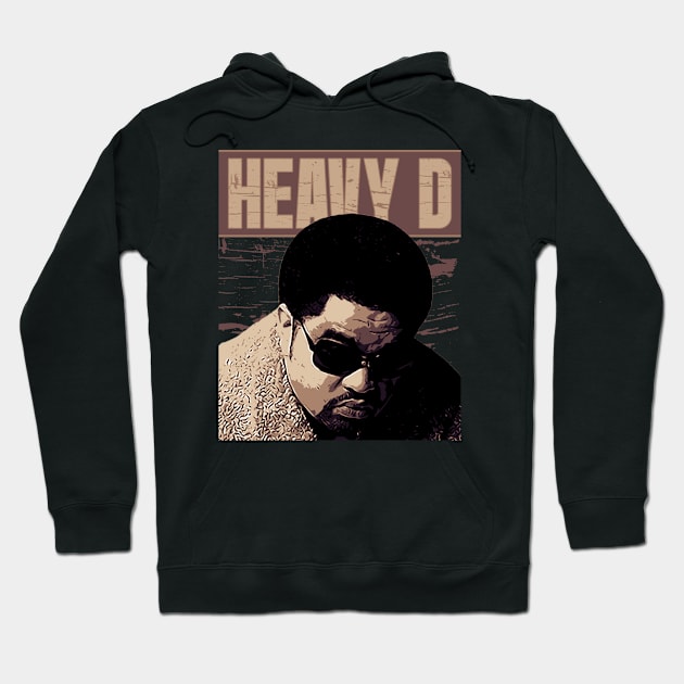 HEAVY D // Brown Vintage Hoodie by Degiab